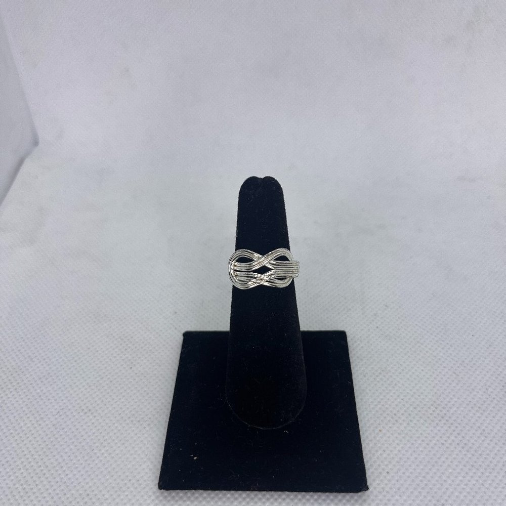Silver Plated Infinity Ring